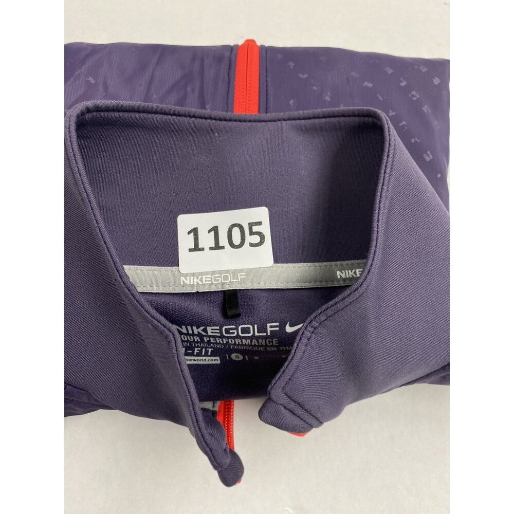Nike Golf Tour Performance Vest Purple Small Dri-Fit Full Zip Outdoor Sports - Picture 3 of 11
